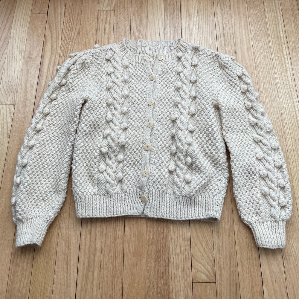 Vintage Handmade Cardigan Wool